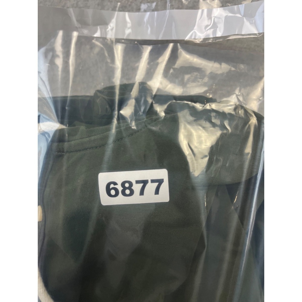 BYLT Drop Cut Lux Henley Shirt Men M Green Hooded Drawstring Stretch Performance - Picture 10 of 10